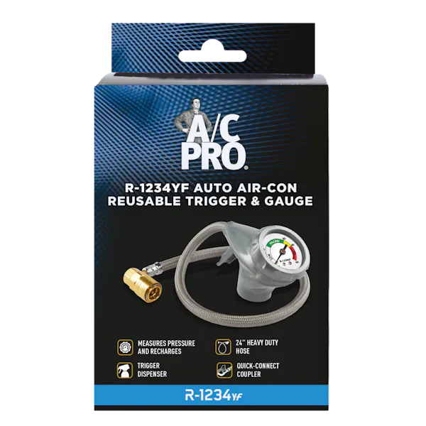 AC00093EN R-1234YF Air-Con Reusable Trigger & Gauge Image 1