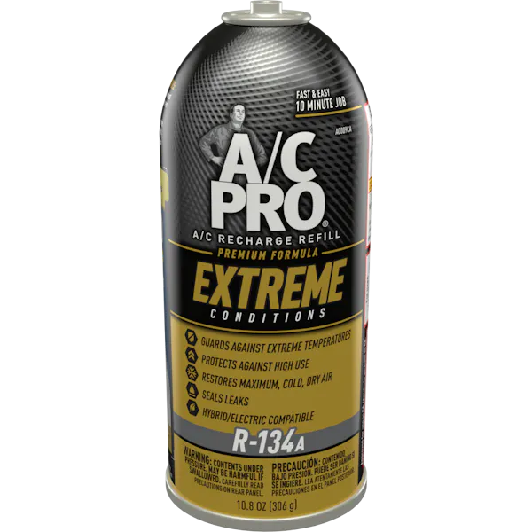 A/C Pro® Extreme Conditions R-134a Refrigerant Refill – California Compliant Image 1