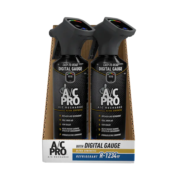 A/C Pro® R-1234yf Refrigerant A/C Recharge Kit with Digital Gauge Image 1